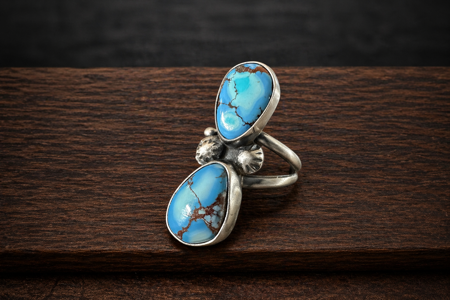 Golden Hills Turquoise Ring - Adjustable