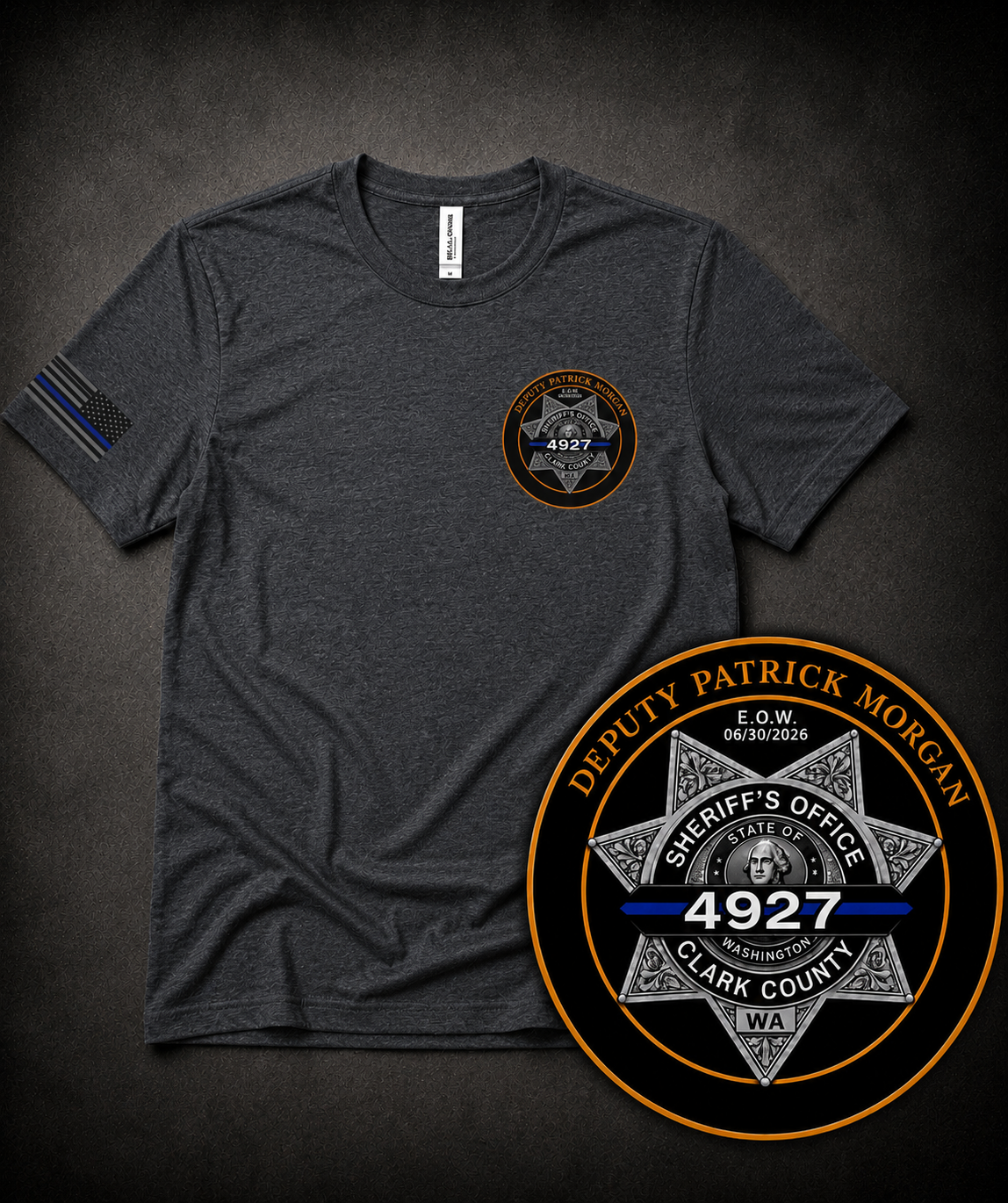 Deputy Patrick Morgan Memorial T-Shirt