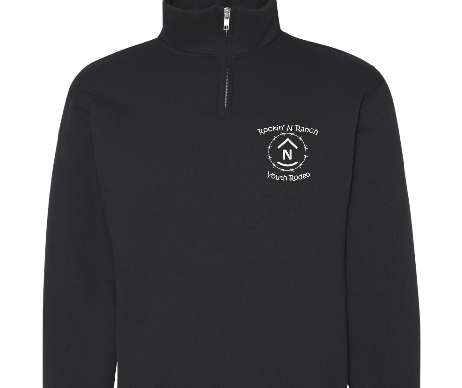 Adult Customized 2025 Rockin' N Ranch Rodeo Nublend® Cadet Collar Quarter-Zip Sweatshirt - 995MR