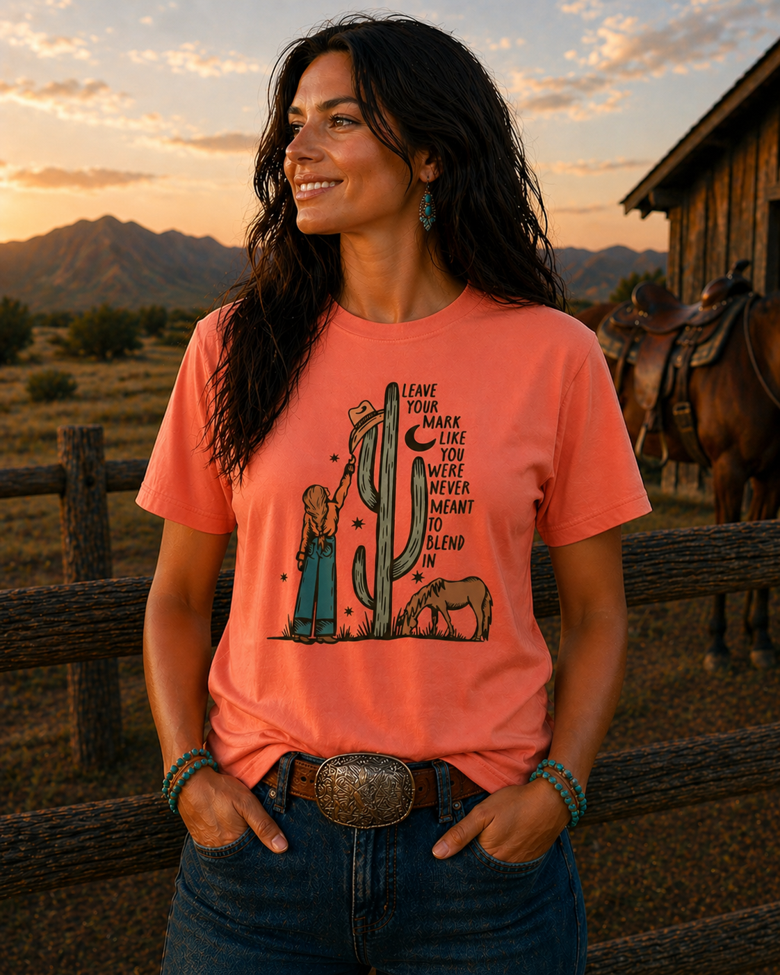 Exclusive Lauren Chaney Design - “Leave Your Mark”  Bella + Canvas T-Shirt