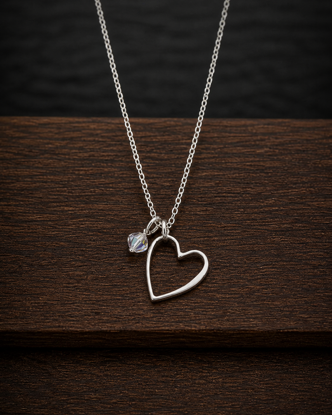 The High Desert Swarovski Crystal and Heart Necklace