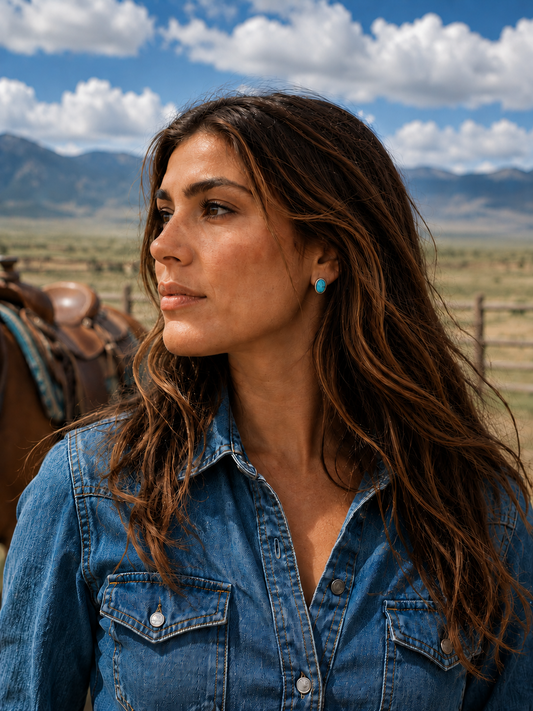 “The Lost River” Dry Creek Stud Earrings