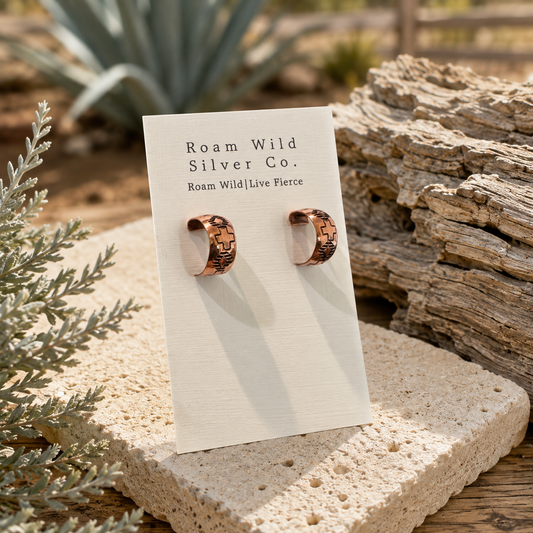 Juniper Gulch Copper Hoops
