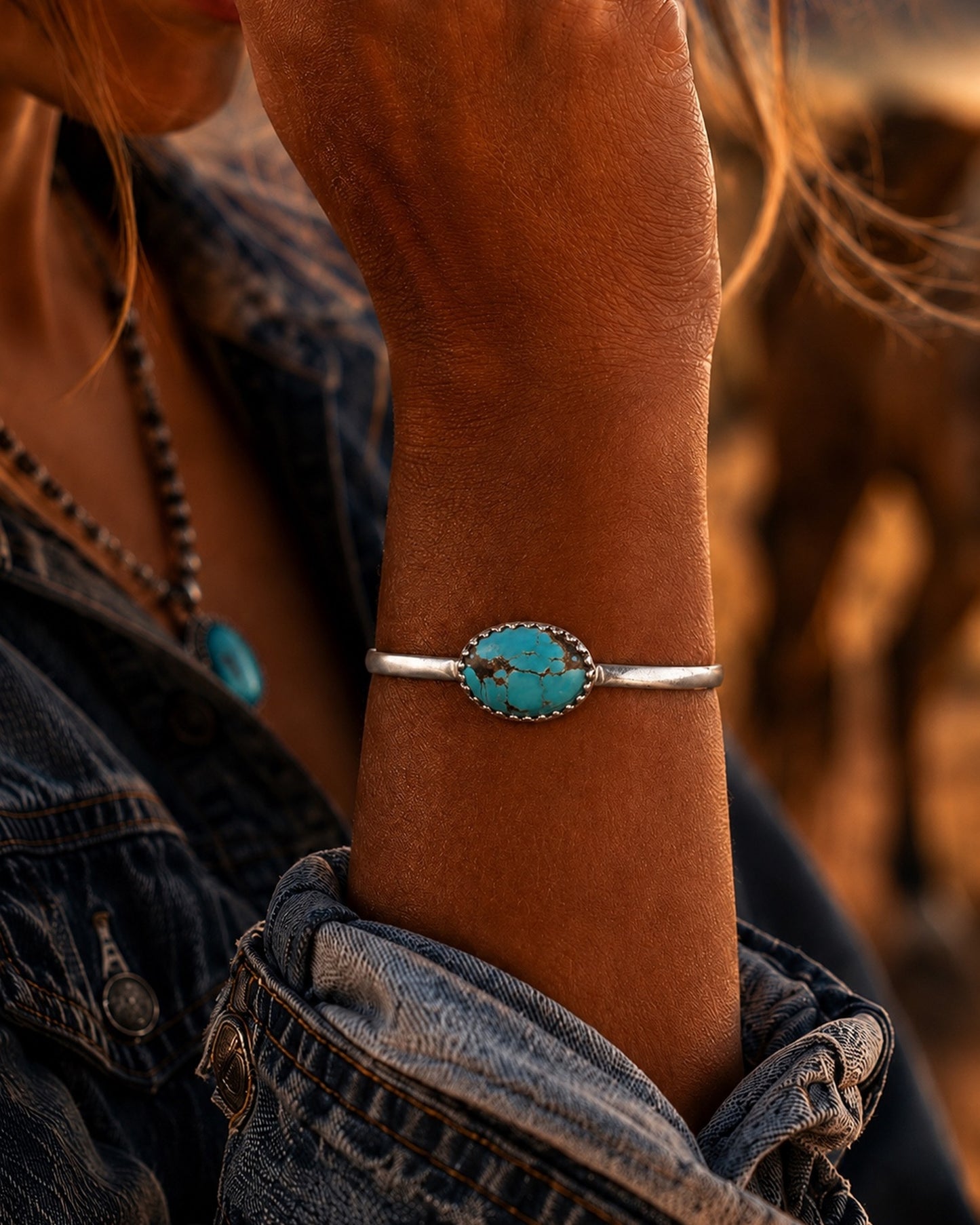 The Juniper Gulch Cuff - Kingman Turquoise