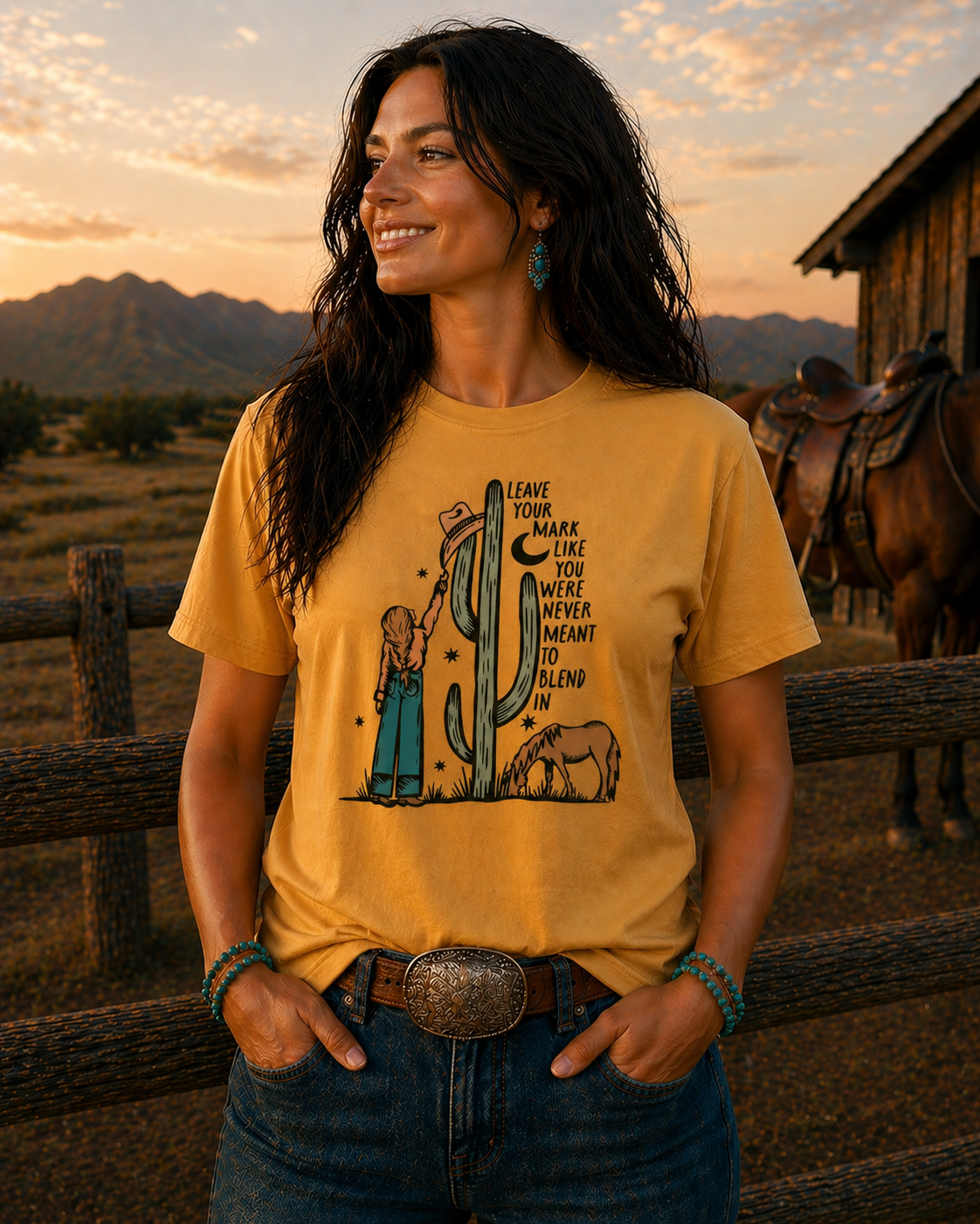 Exclusive Lauren Chaney Design - “Leave Your Mark”  Bella + Canvas T-Shirt