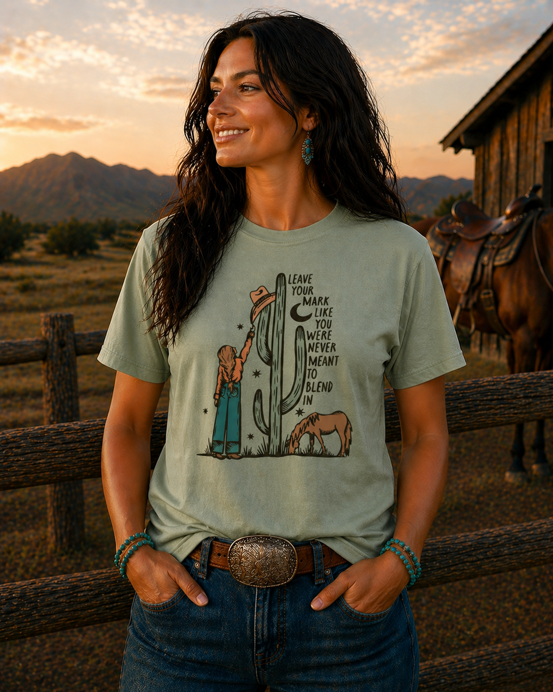 Exclusive Lauren Chaney Design - “Leave Your Mark”  Bella + Canvas T-Shirt