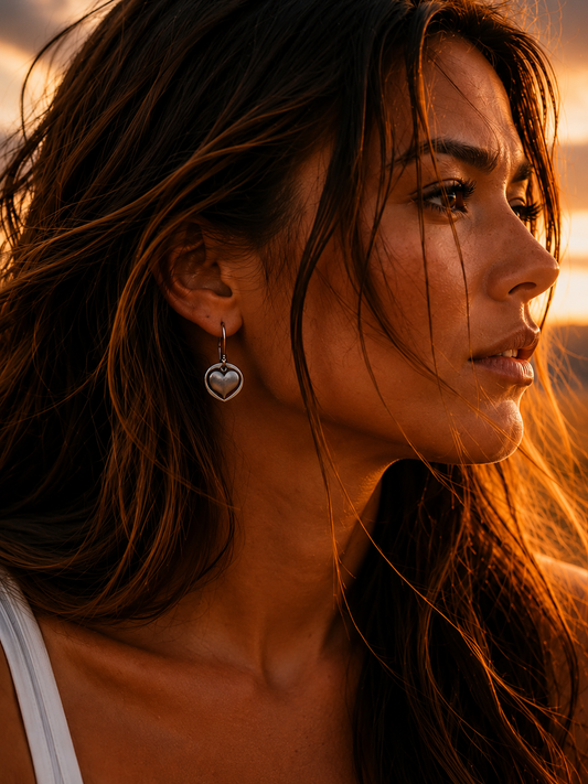 Open Range Heart Earrings