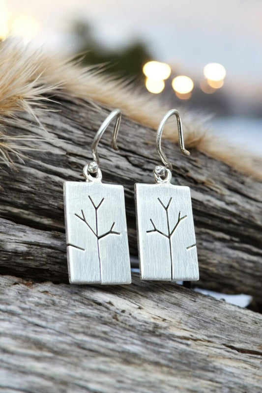 🌾Desert Willow🌾 Sterling Silver drop earrings