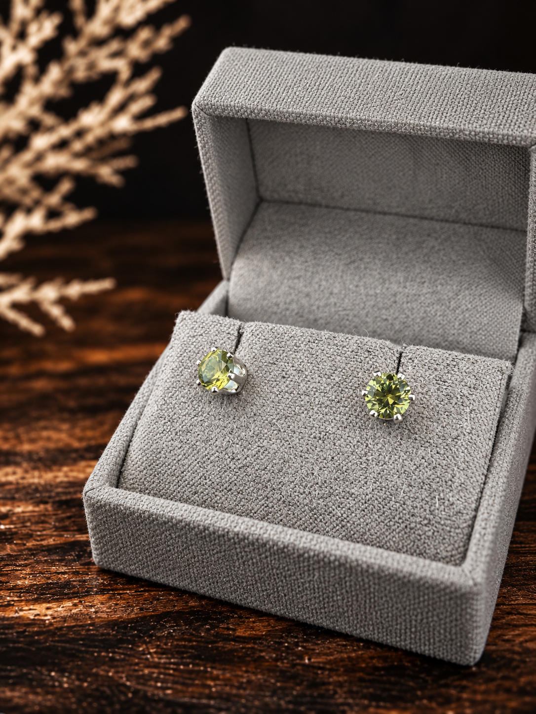 4mm Montana Sapphire Earrings | Genuine & Non-Heat Treated
