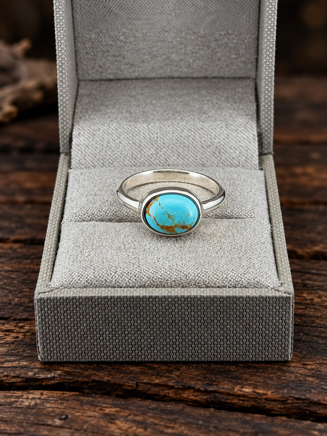 The Wayfarer — Kingman Turquoise Sterling Silver Ring