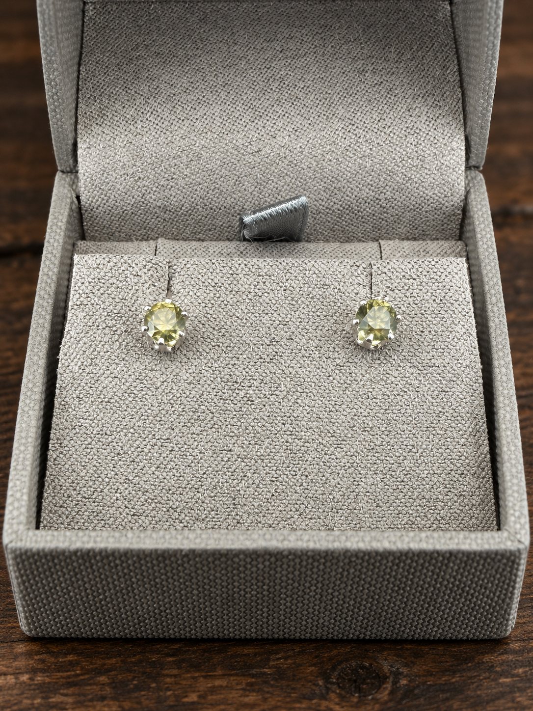 4mm Montana Sapphire Earrings | Genuine & Non-Heat Treated (LG2)